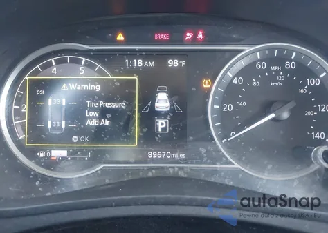 2021 Nissan Versa Sv Xtronic Cvt из США, поврежденный, VIN 3N1CN8EV5ML875829